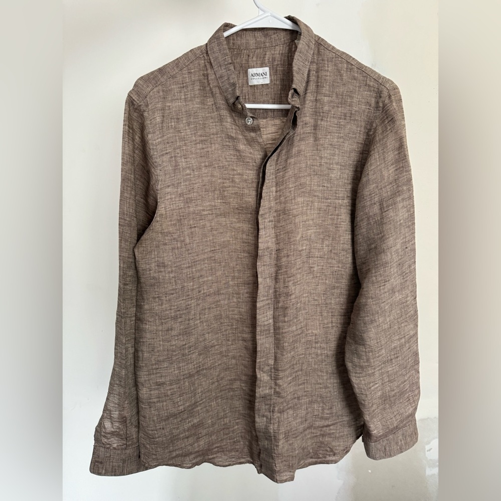 Armani Collezione linen shirt